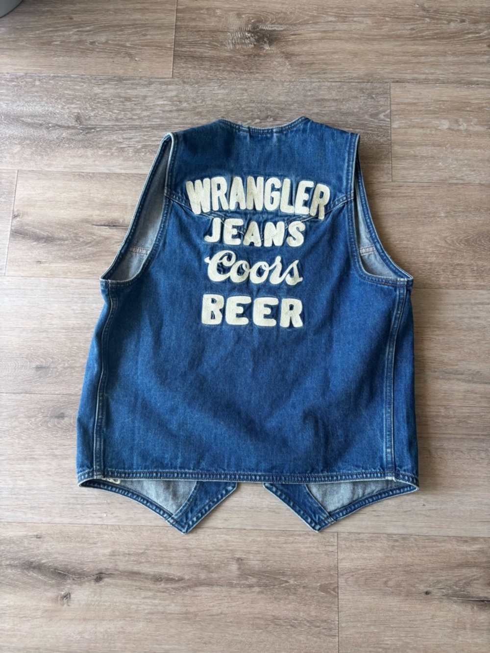 Wrangler & Coors Banquet Denim Vest